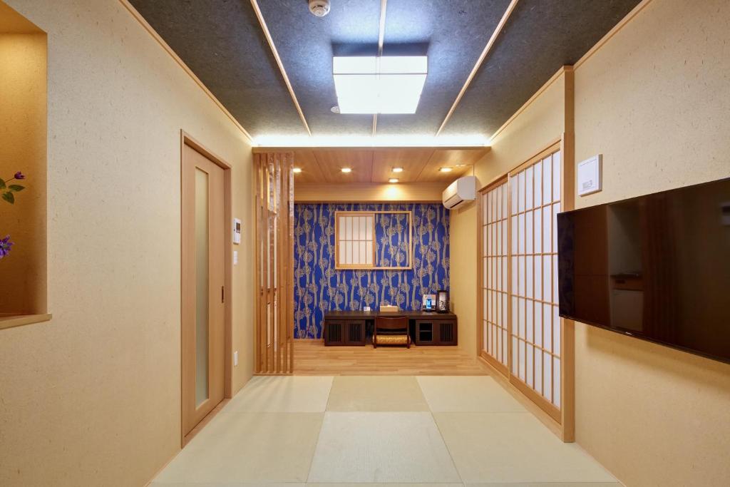 Posezení v ubytování Hotel Amaterrace Nippombashi-higashi