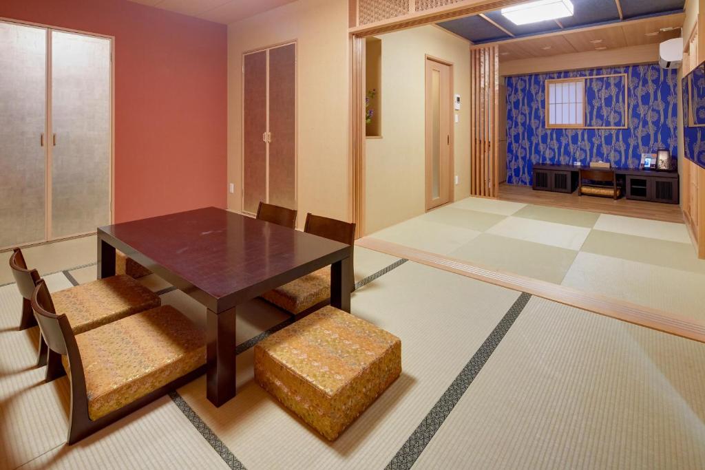 Posezení v ubytování Hotel Amaterrace Nippombashi-higashi
