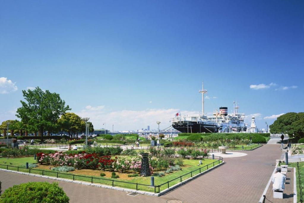 Zahrada ubytování Yokohama Town Hotel