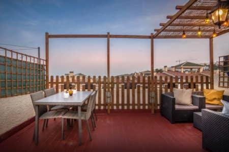 Balkón nebo terasa v ubytování Santa Pola, Gran Alacant, Playas cerca, adosado completo, Chillout, Solarium