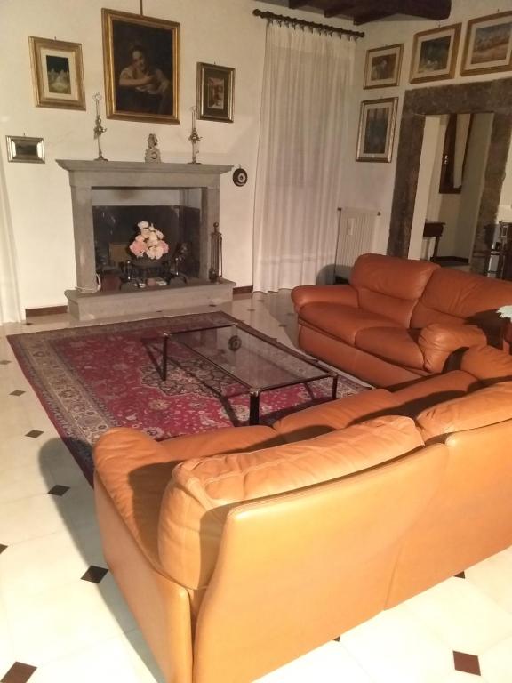 Posezení v ubytování B&B A due passi dal Castello