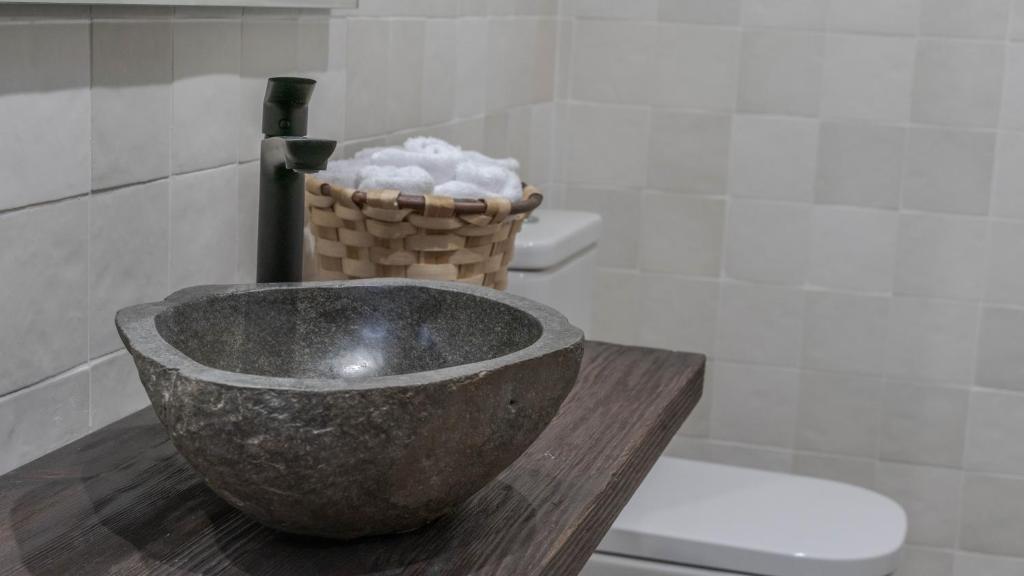 Un baño de Hotel Rural Cantexos