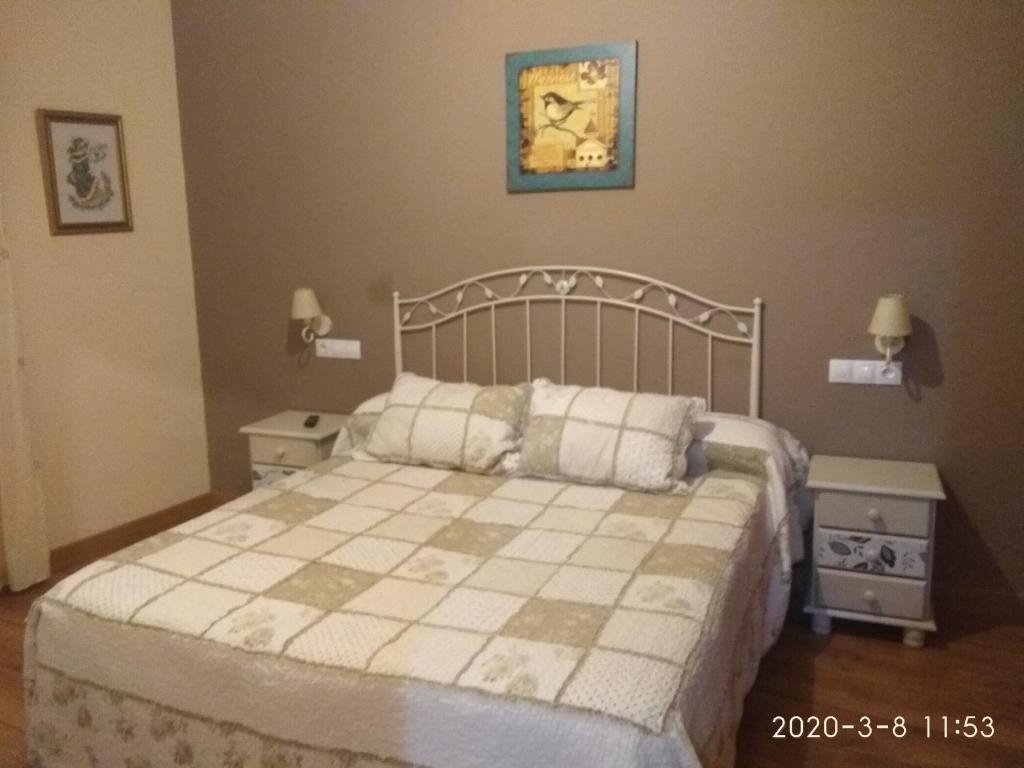 Postel nebo postele na pokoji v ubytování Casa Julio