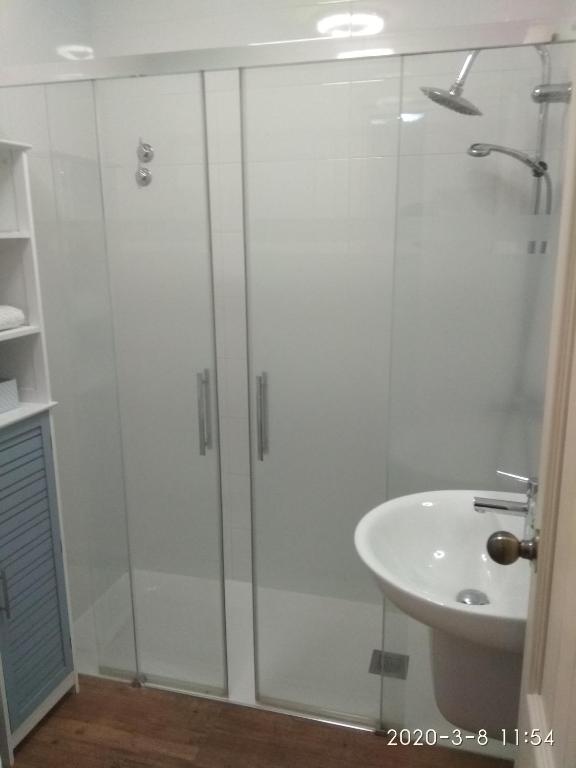 Koupelna v ubytování Casa Julio