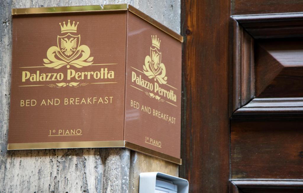 Certyfikat, podpis lub inny dokument wystawiony w obiekcie B&B Palazzo Perrotta