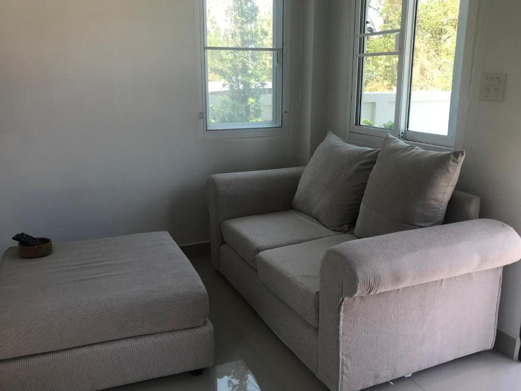 Posezení v ubytování Origin hua hin poolvilla