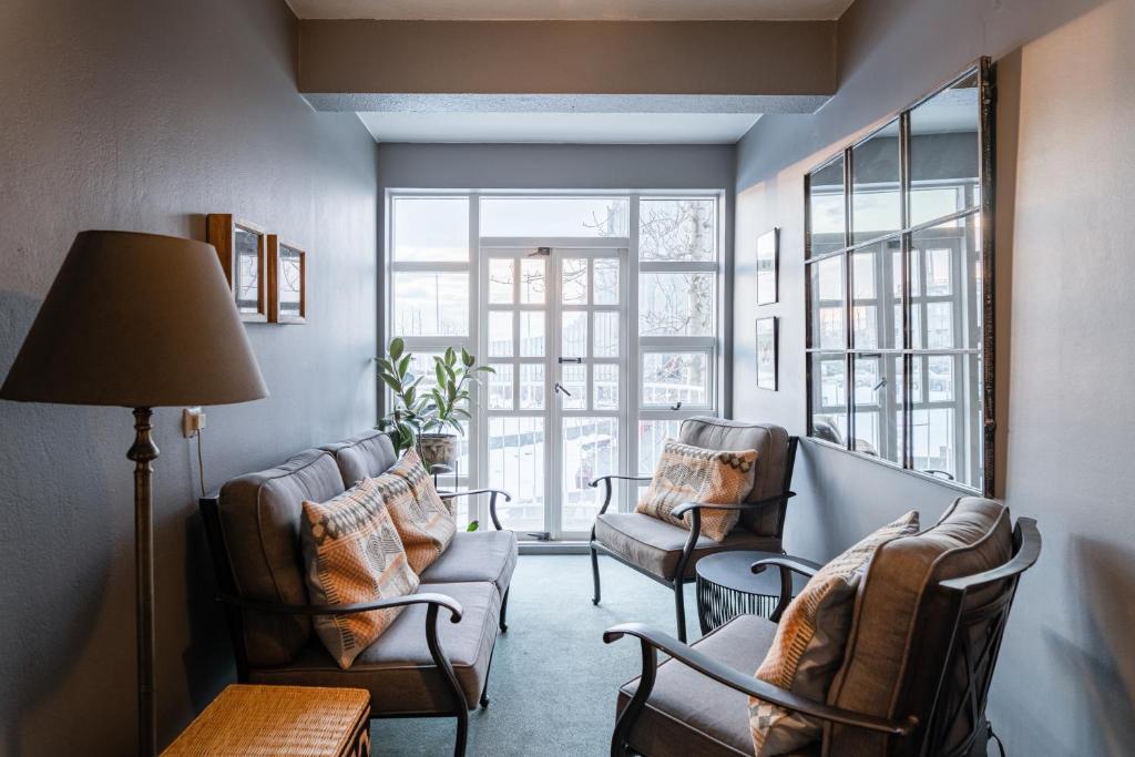 Posezení v ubytování Hotel Leifur Eiriksson