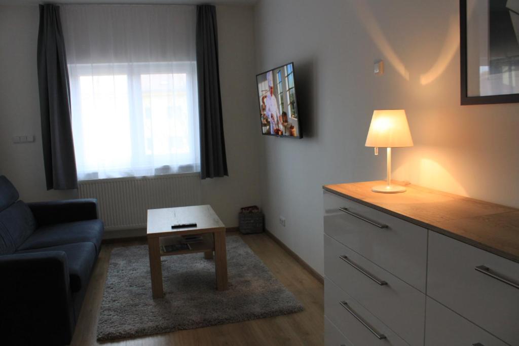 Część wypoczynkowa w obiekcie Apartmán Lipno G11