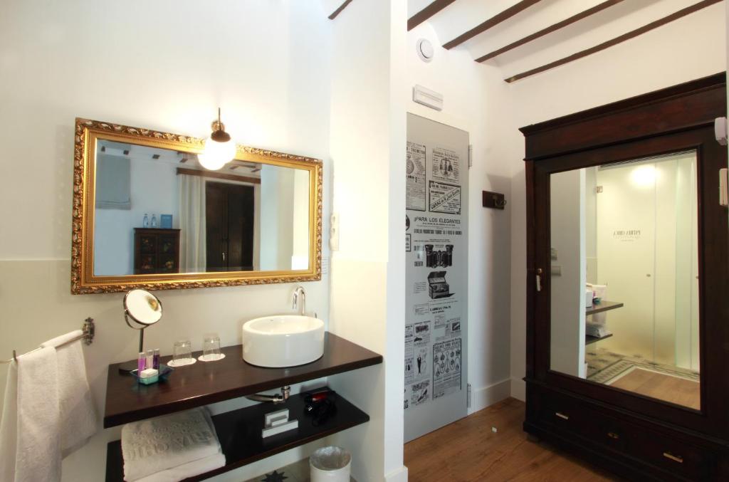 A bathroom at Hotel Patria Chica
