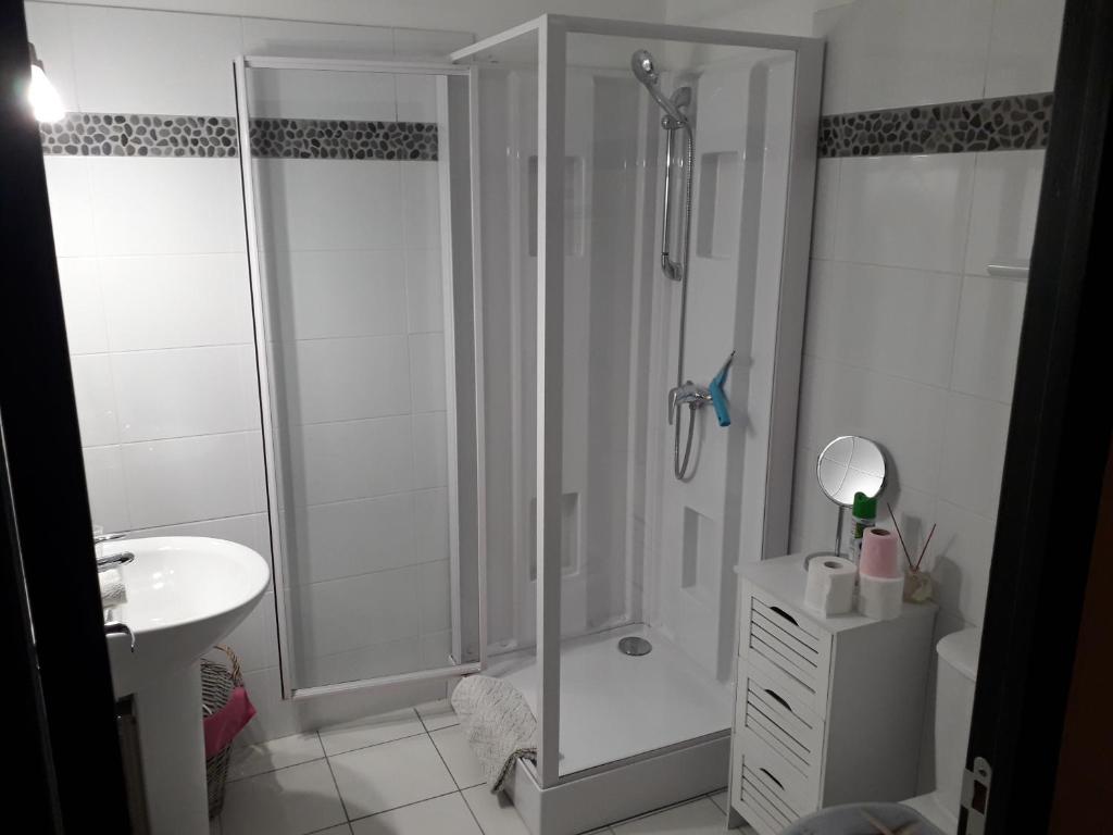 Koupelna v ubytování Le Clos Doux