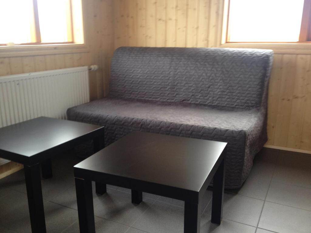 Posezení v ubytování Cabin 1 at Lundar Farm