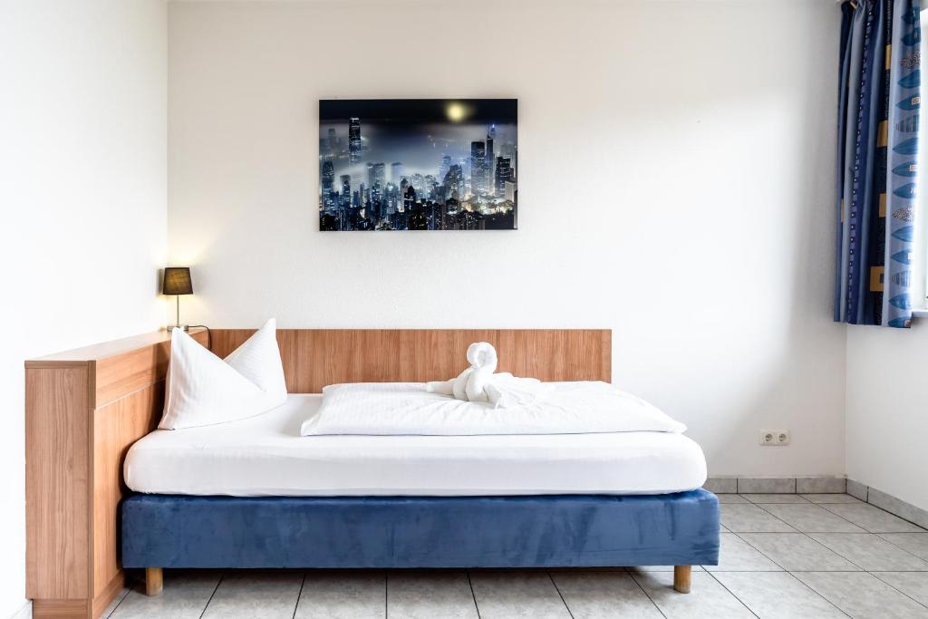Postel nebo postele na pokoji v ubytování Hotel Fresh INN