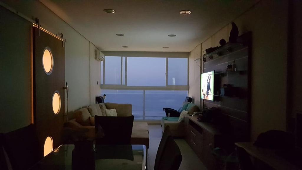  A melhor vista de Santos para 5 pessoas pé na areia