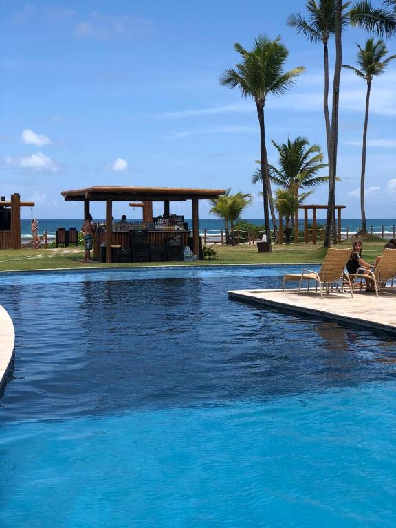  La Fleur de Polinésia - Apartamento com piscina privativa para você desfrutar toda a beleza da Praia de Muro Alto