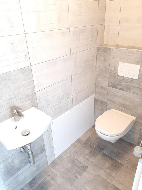 Łazienka w obiekcie apartmán U Rané BOBULE