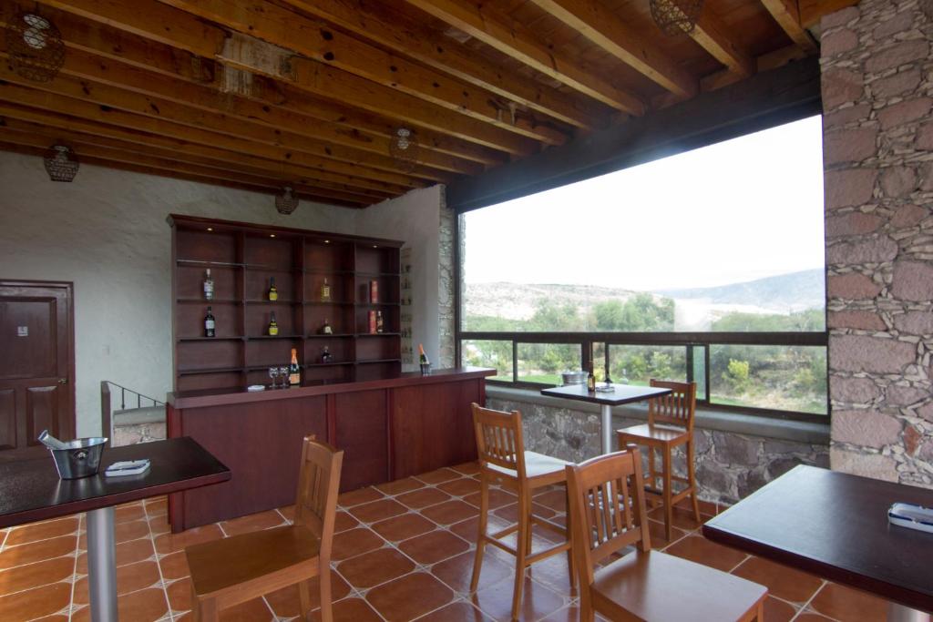 Posezení v ubytování HOTEL ECOTURISTICO LA SALITRERA