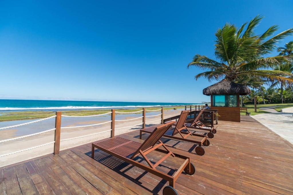  Flat no Beach Class Resort - Muro Alto