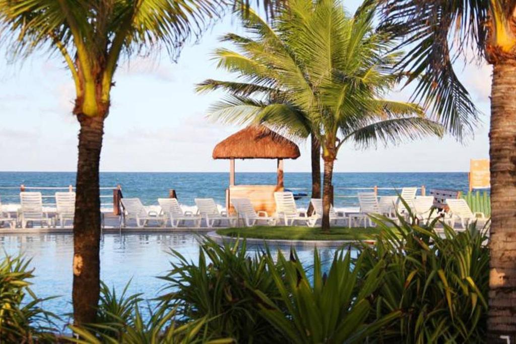  Flat no Beach Class Resort - Muro Alto