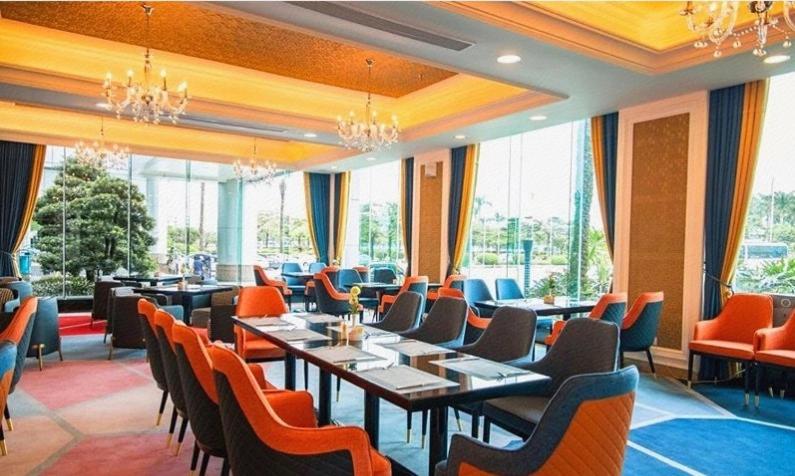 Posezení v ubytování Pantower International Hotel