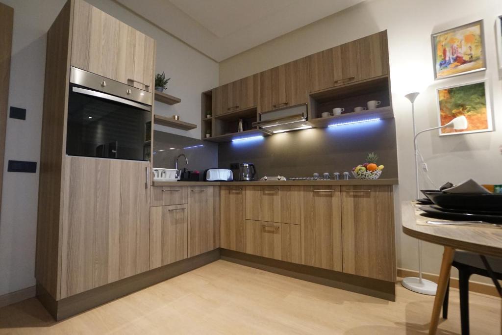 Cucina o angolo cottura di Flamant Rose Appart Hotel