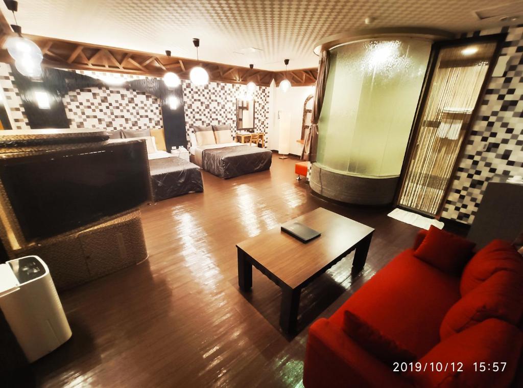 Posezení v ubytování Giyoche Motel