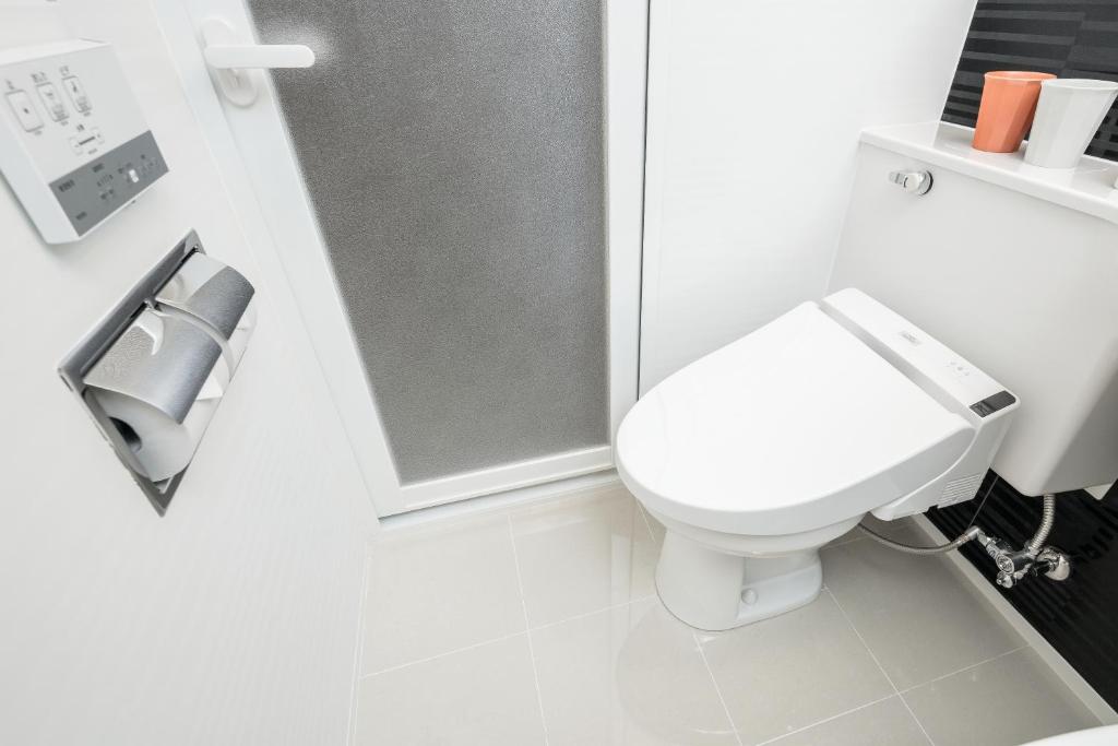 Koupelna v ubytování M's Hotel Nijojo Oike