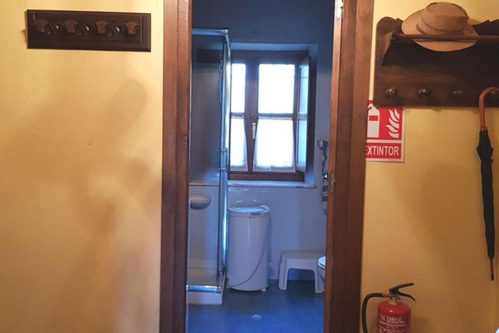 Koupelna v ubytování Casa la Capilla