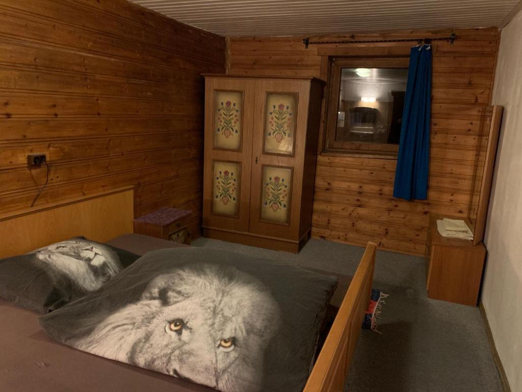 Postel nebo postele na pokoji v ubytování Mountain Blast