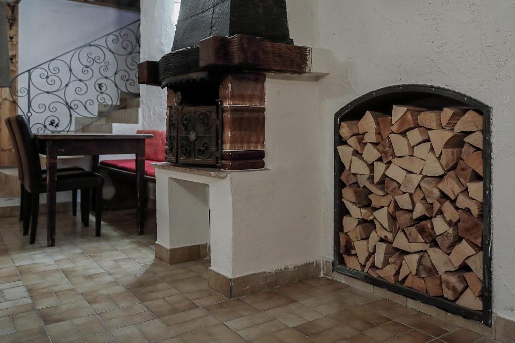 Kuchyň nebo kuchyňský kout v ubytování Alpenpension Haslinger