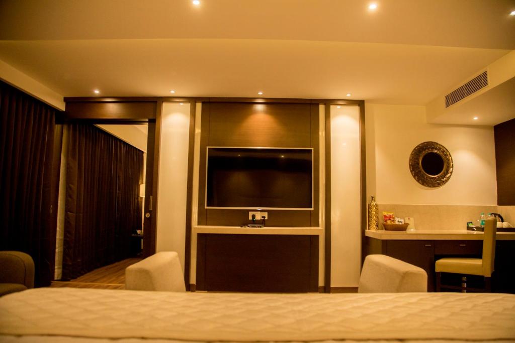 Posezení v ubytování S Hotels Chennai