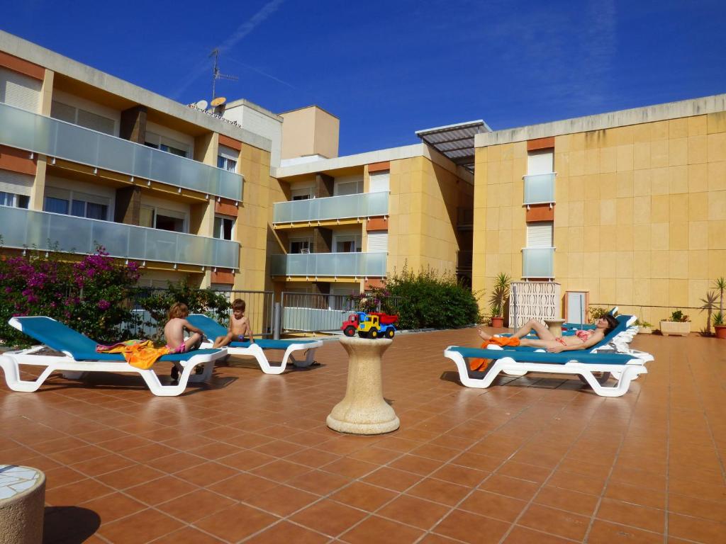 Balkón alebo terasa v ubytovaní Apartaments Costa d'Or