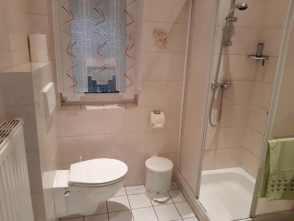 Koupelna v ubytování Ferienwohnung Loos