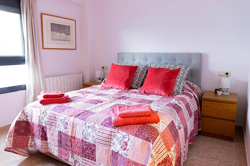 Postel nebo postele na pokoji v ubytování A Place in the Pyrenees