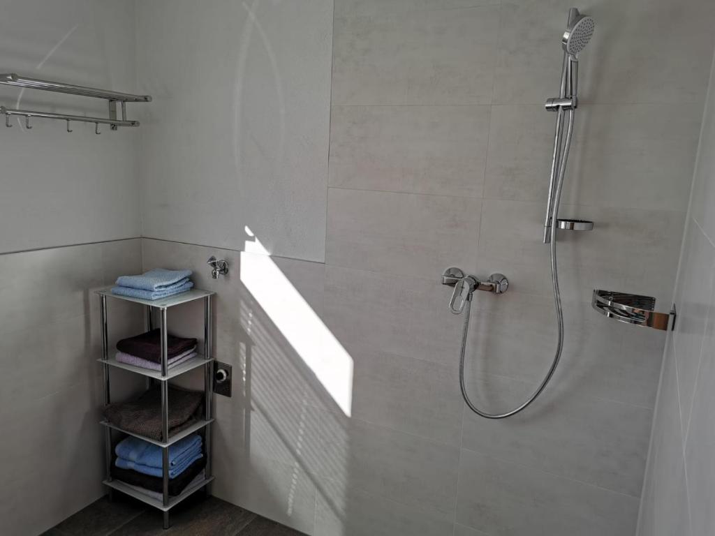 Łazienka w obiekcie Ferienwohnung Olympia Axams