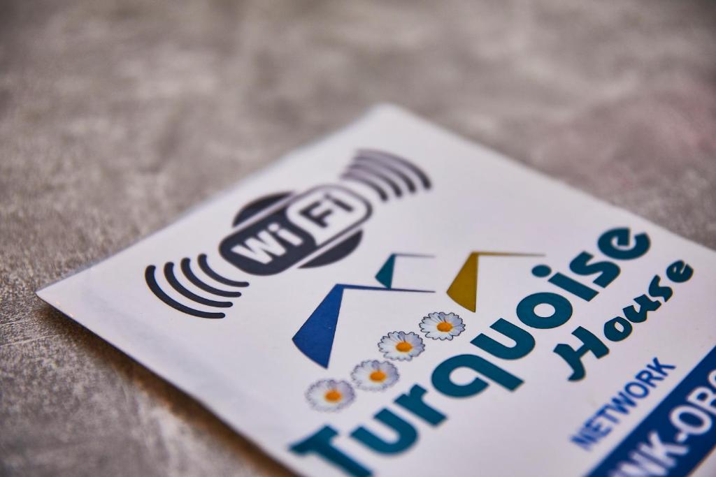 Certifikát, hodnocení, plakát nebo jiný dokument vystavený v ubytování TURQUOISE HOUSE