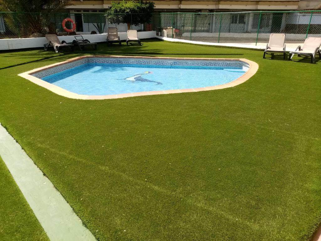 The swimming pool at or close to Apartment close to Yumbo,Free parking