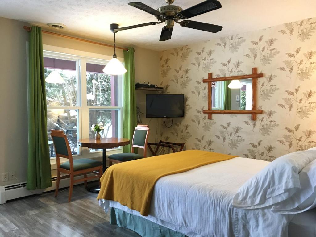 Postel nebo postele na pokoji v ubytování Motel le Sabre