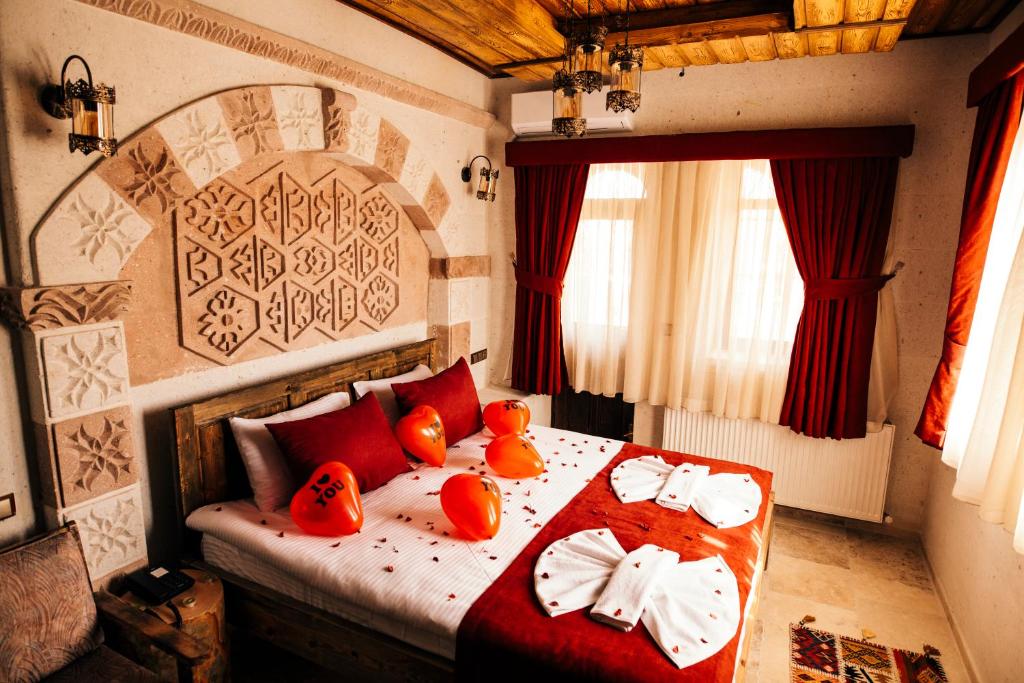 Postel nebo postele na pokoji v ubytování Wonder of cappadocia