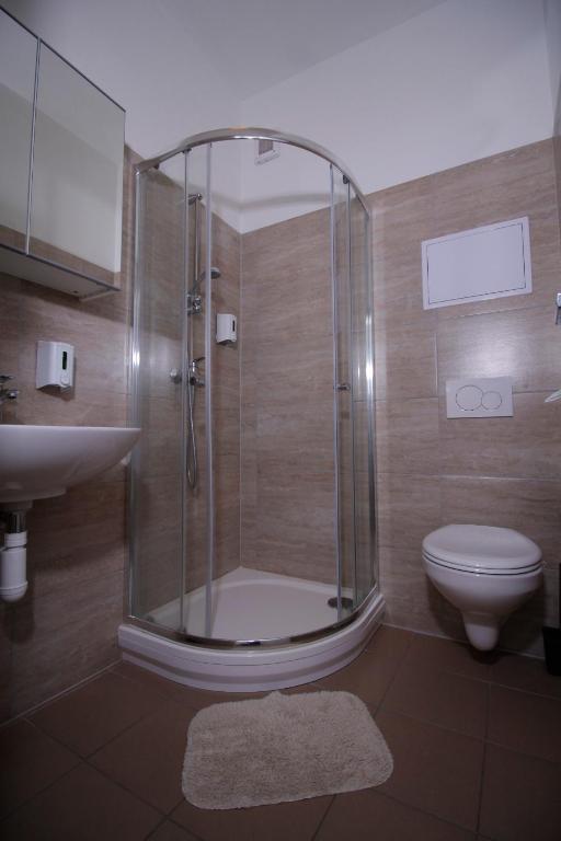 Koupelna v ubytování Aviator Garni Hotel Bratislava