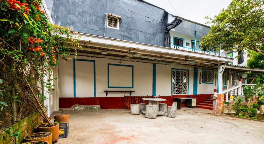 Hoone, kus hostel asub