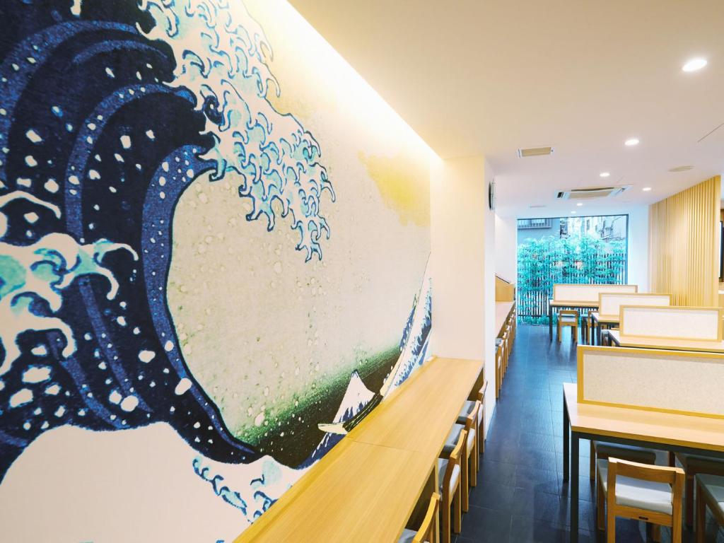 Restaurace v ubytování Super Hotel Shinagawa Shinbanba