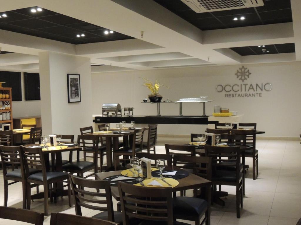 Restaurace v ubytování Occitano Apart Hotel