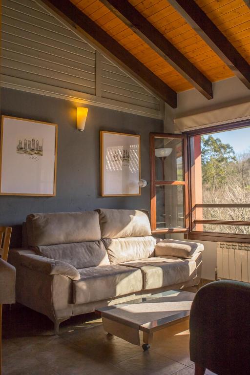 A seating area at Los Picos