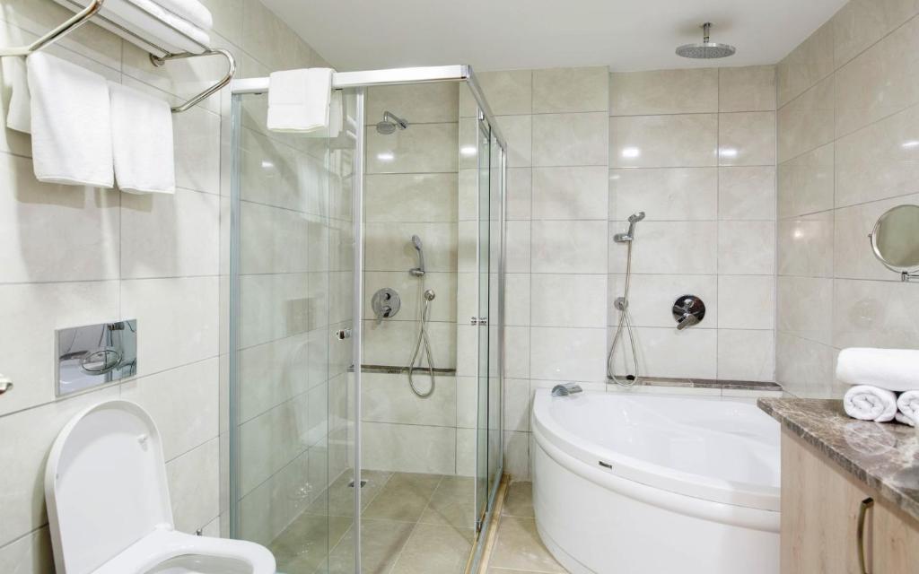 Koupelna v ubytování Helen Troya Hotel Geyikli