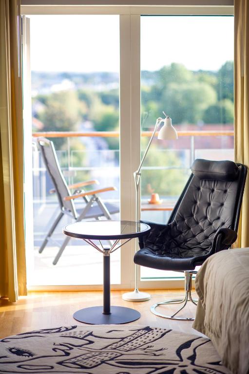 Posezení v ubytování First Hotel Planetstaden
