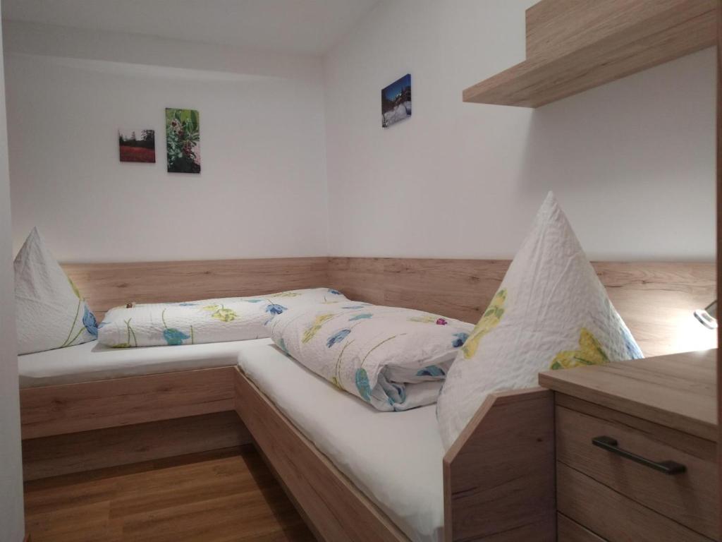 Postel nebo postele na pokoji v ubytování Jagdhaus Hiemer
