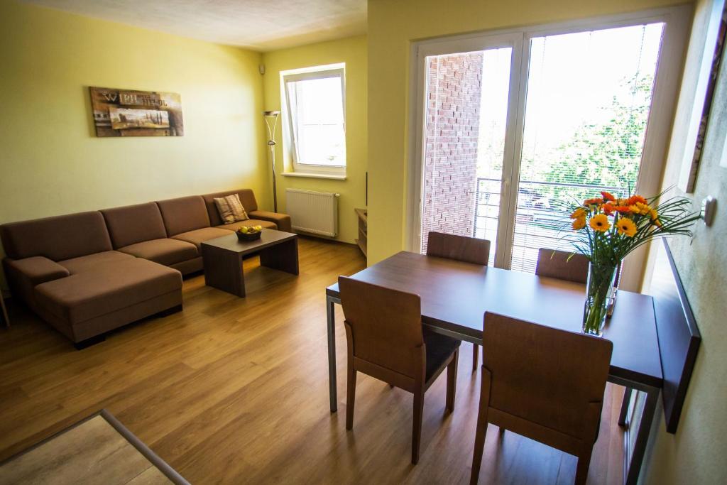 Posezení v ubytování Vendelin Apartmany