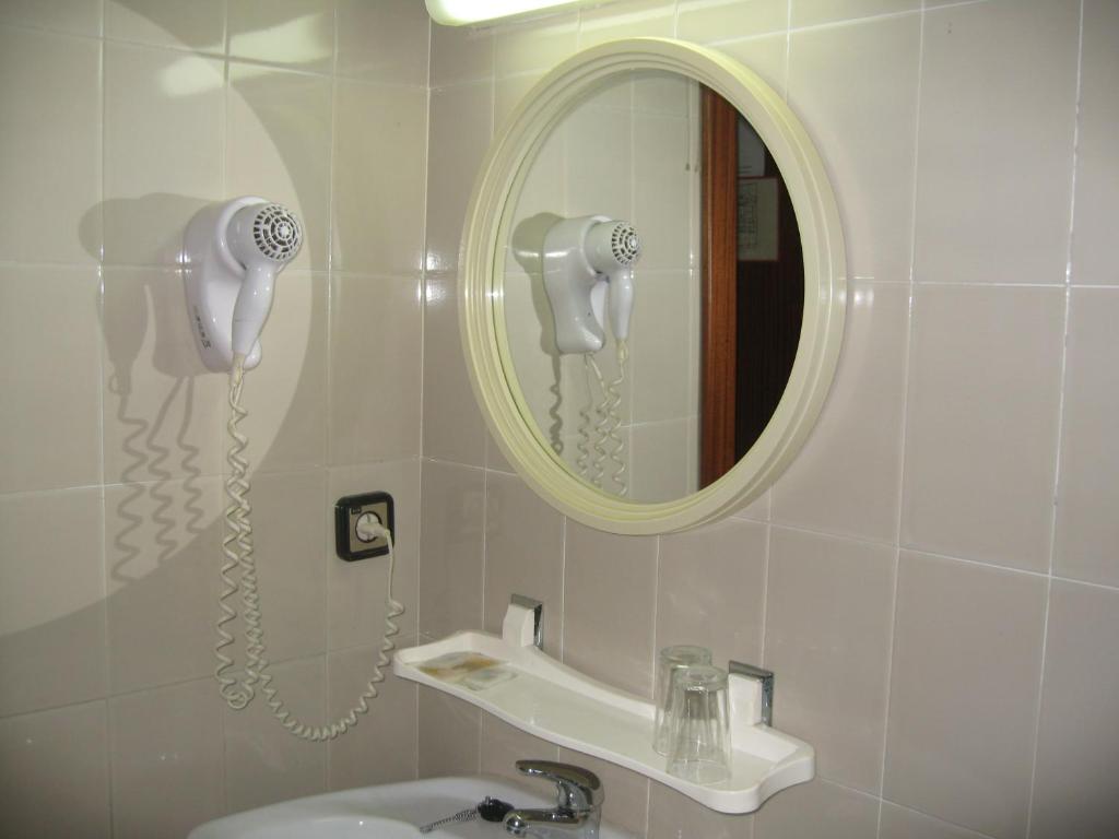 Koupelna v ubytování Hostal Fontdemora
