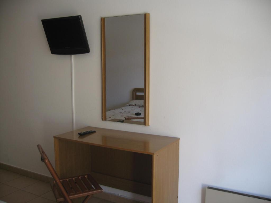 TV a/nebo společenská místnost v ubytování Hostal Fontdemora