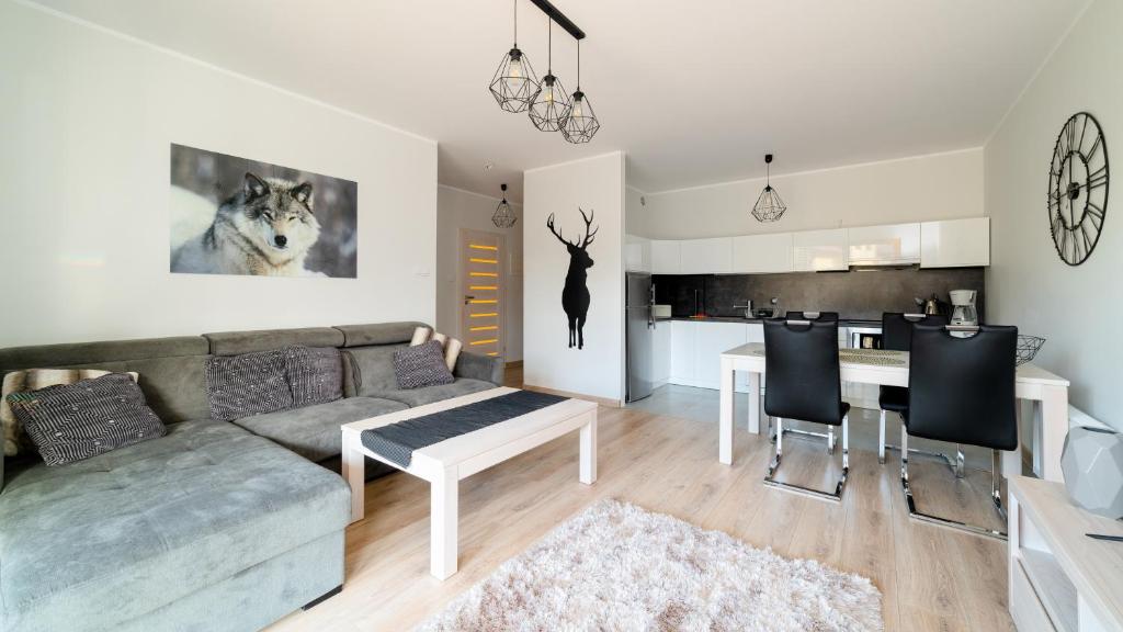 Kuchyňa alebo kuchynka v ubytovaní Apartamenty Sun & Snow Sarnia Residence